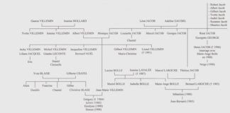 Affaire Grégory – Arbre généalogique Arbre généalogique villemin